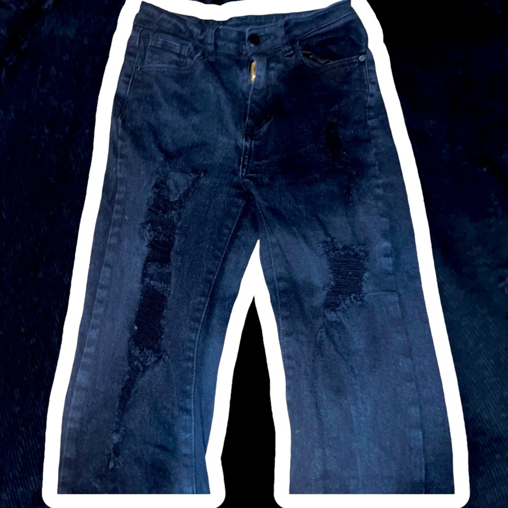 Black Ripped Jeans Size: Small